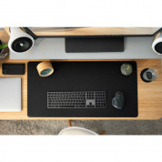 JT Berlin Leather Desk Pad XL Kreuzberg - коженa подложка (пад) за мишка и клавиатура (черен) 3
