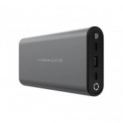 Hyper HyperJuice 130W USB-C PD Battery - преносима външна батерия с 2 x USB-C порта и USB изход за зареждане на мобилни устройства с мощност до 130W (27000 mAh) (тъмносив)