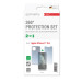 4smarts 360° Protection Set - тънък силиконов кейс и стъклено защитно покритие за дисплея на iPhone 11 Pro (прозрачен) 2