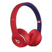 Beats Solo 3 Wireless On-Ear Headphones Beats Club Collection - професионални безжични слушалки с микрофон и управление на звука (червен) 3
