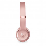 Beats Solo 3 Wireless On-Ear Headphones - професионални безжични слушалки с микрофон и управление на звука (розово злато) 2