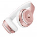 Beats Solo 3 Wireless On-Ear Headphones - професионални безжични слушалки с микрофон и управление на звука (розово злато) 5
