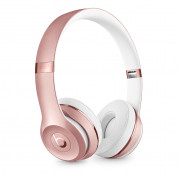 Beats Solo 3 Wireless On-Ear Headphones - професионални безжични слушалки с микрофон и управление на звука (розово злато) 1