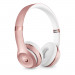 Beats Solo 3 Wireless On-Ear Headphones - професионални безжични слушалки с микрофон и управление на звука (розово злато) 2