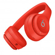 Beats Solo 3 Wireless On-Ear Headphones - професионални безжични слушалки с микрофон и управление на звука (светлочервен) 3