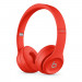 Beats Solo 3 Wireless On-Ear Headphones - професионални безжични слушалки с микрофон и управление на звука (светлочервен) 1
