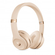 Beats Solo 3 Wireless On-Ear Headphones - професионални безжични слушалки с микрофон и управление на звука (златист) 4