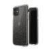 Speck Presidio Glitter Clear Case - удароустойчив хибриден кейс за iPhone 11 (прозрачен) 2