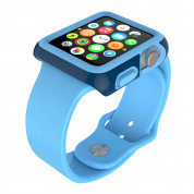 Speck CandyShell Fit Case - удароустойчив хибриден кейс за Apple Watch 42мм (син)