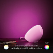 Philips Hue Go + Hue LightStrip Plus - комплект преносима настолна LED лампа и удължителна LED лента (2 метра) за безжично осветление, съвместими с Amazon Alexa, Apple HomeKit и Google 3