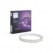 Philips Hue Bridge AppleHome Kit + Hue LightStrip Plus - комплект мост за безжично управляемо осветление и и удължителна LED лента (2 метра) за безжично осветление, съвместими с Amazon 2