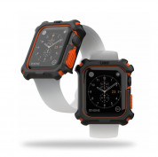 Urban Armor Gear Watch Case for Apple Watch (44mm) (black/orange) 8
