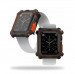 Urban Armor Gear Watch Case - удароустойчив хибриден кейс за Apple Watch 44мм (черен-оранжев) 9
