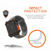 Urban Armor Gear Watch Case - удароустойчив хибриден кейс за Apple Watch 44мм (черен-оранжев) 6