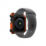 Urban Armor Gear Watch Case for Apple Watch (44mm) (black/orange) 3