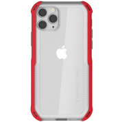Ghostek Cloak 4 Case  - хибриден удароустойчив кейс за iPhone 11 Pro (прозрачен-червен) 2