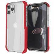 Ghostek Cloak 4 Case  - хибриден удароустойчив кейс за iPhone 11 Pro (прозрачен-червен)