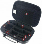 Xiaomi Yi Travel Kit Case - удароустойчив предпазен калъф за екшън камери и други аксесоари 8