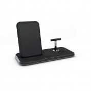 Zens Aluminium Stand + Dock 10W Qi ZEDC06B00 (black)  1