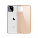 Baseus Simple Case - силиконов (TPU) калъф за iPhone 11 (златист) 1