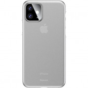 Baseus Wing case - тънък полипропиленов кейс (0.45 mm) за iPhone 11 (бял)