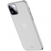 Baseus Wing case - тънък полипропиленов кейс (0.45 mm) за iPhone 11 Pro Max (бял) 2