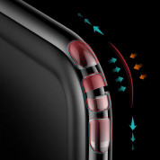 Baseus Safety Airbags Case - силиконов (TPU) калъф с най-висока степен на защита за iPhone 11 Pro (черен) 4