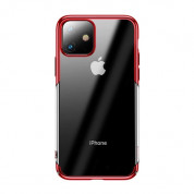 Baseus Glitter Case - поликарбонатов кейс за iPhone 11 (червен)