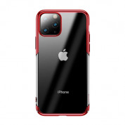 Baseus Glitter Case - поликарбонатов кейс за iPhone 11 Pro Max (червен)