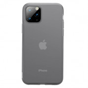 Baseus Jelly Liquid Silica Gel Case - силиконов (TPU) калъф за iPhone 11 Pro Max (сив)