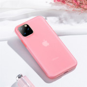 Baseus Jelly Liquid Silica Gel Case - силиконов (TPU) калъф за iPhone 11 Pro Max (червен) 2