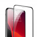 Baseus Full Screen Tempered Glass (SGAPIPH65S-KC01) - калено стъклено защитно покритие за целия дисплей на iPhone 11 Pro Max, iPhone XS Max (прозрачен-черен) (2 броя) 3