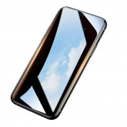 Baseus Privacy 3D Tempered Glass (SGAPIPH58-CTG01) - калено стъклено защитно покритие с извити ръбове и определен ъгъл на виждане за целия дисплея на iPhone 11 Pro, iPhone XS, iPhone X (черен-прозрачен) (2 броя) 1