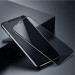 Baseus Privacy 3D Tempered Glass (SGAPIPH61-CTG01) - калено стъклено защитно покритие с извити ръбове и определен ъгъл на виждане за целия дисплея на iPhone 11, iPhone XR (черен-прозрачен) (2 броя) 4