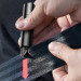 Baseus Sharp Tool Safety Hammer (CRSFH-09)- инструмент за разбиване на стъкло и срязване на колан при извънредни ситуации (червен) 14