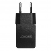 Inuvik 2.1A USB Wall Charger - захранване за ел. мрежа с USB изход за мобилни устройства (черен)