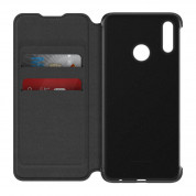 Huawei Wallet Cover Case - оригинален кожен калъф с поставка за Huawei P Smart Plus (2019) (черен) 2