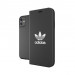 Adidas Originals Basic Booklet Case - хоризонтален кожен калъф, тип портфейл за iPhone 11 (черен) 6