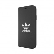 Adidas Originals Basic Booklet Case - хоризонтален кожен калъф, тип портфейл за iPhone 11 (черен) 2