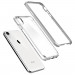 Spigen Neo Hybrid Case Crystal - хибриден кейс с висока степен на защита за iPhone XR (прозрачен-сребрист) 7