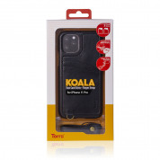Torrii Koala Case - кожен кейс с джоб за карти за iPhone 11 Pro (черен) 1