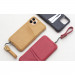 Torrii Koala Case - кожен кейс с джоб за карти за iPhone 11 Pro (червен) 3