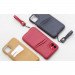 Torrii Koala Case - кожен кейс с джоб за карти за iPhone 11 Pro (червен) 4