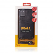Torrii Koala Case - кожен кейс с джоб за карти за iPhone 11 Pro Max (черен) 1