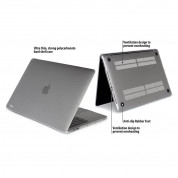 Torrii Opal Case - тънък прозрачен предпазен кейс за MacBook Pro 13 Touch Bar (2016 и по-нов) (прозрачен) 8