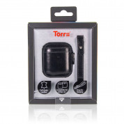 Torrii Airpods Leather Case - кожен кейс (естествена кожа) за Apple Airpods (черен) 3