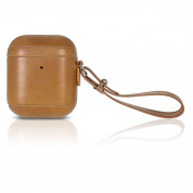 Torrii Airpods Leather Case - кожен кейс (естествена кожа) за Apple Airpods (кафяв) 2