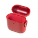 Torrii Airpods Leather Case - кожен кейс (естествена кожа) за Apple Airpods (червен) 2