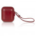 Torrii Airpods Leather Case - кожен кейс (естествена кожа) за Apple Airpods (червен) 3