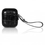 Torrii Airpods Bamboo Leather Case - кожен кейс (естествена кожа) за Apple Airpods (черен) 2